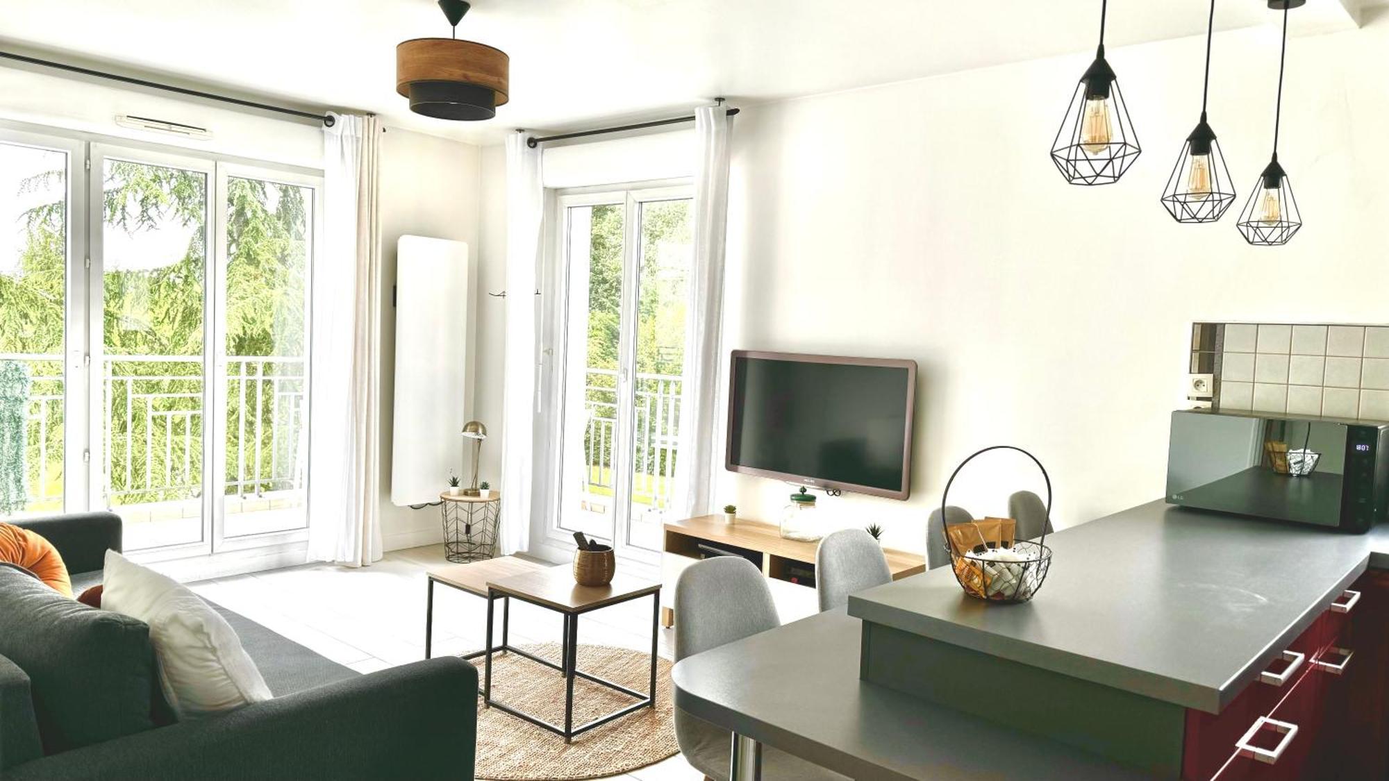 Appartement Central 6 Personnes A 10 Minutes De Disneyland Montévrain Exterior foto